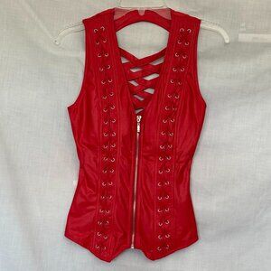 Sexy Zippered Top, size M